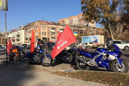 Краснодарский край. Мотопробег в честь Великого Октября