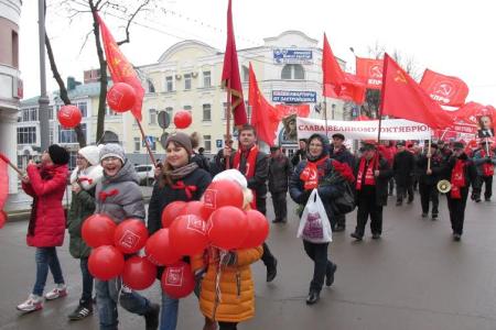 Республика Мордовия. Слава Великому Октябрю!