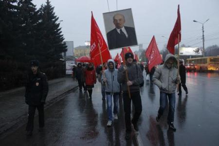 Ярославцы отметили годовщину Великой Октябрьской Социалистической Революции