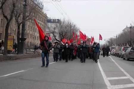 Годовщина Октябрьской Революции в Хабаровске
