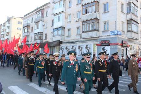 Праздник Великого Октября в Симферополе