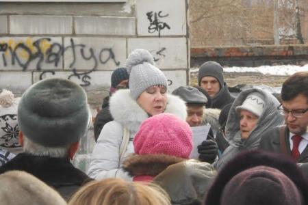 Пермь. Народный сход жителей микрорайона «Краснова» в защиту уничтожаемого парка