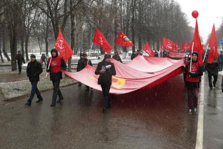 Чувашские коммунисты отметили праздник Великого Октября