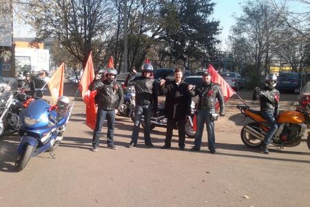 Краснодарский край. Мотопробег в честь Великого Октября