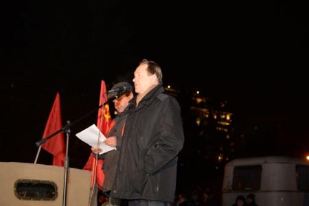 Митинг и шествие в Новосибирске, посвященные 97-й годовщине Великой Октябрьской Социалистической Революции