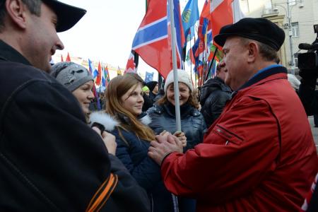 Г.А. Зюганов: «Мы прямо заявляем, что не дадим в обиду Новороссию!»