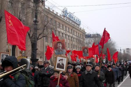 Годовщина Октябрьской Революции в Хабаровске