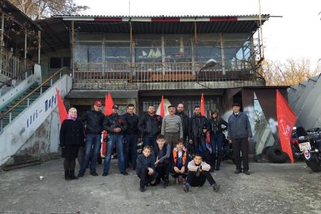 Краснодарский край. Мотопробег в честь Великого Октября