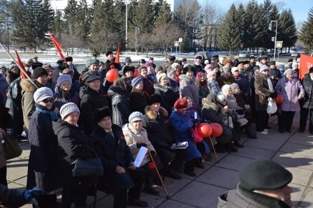 Еврейская автономная область. Коммунисты отметили 97-годовщину Великого Октября