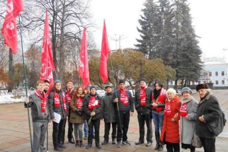 Пермские коммунисты провели мероприятие, посвященное 96-ой годовщине основания ВЛКСМ