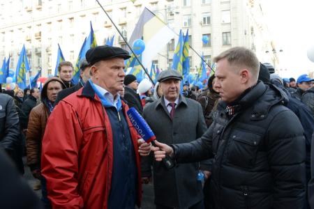 Г.А. Зюганов: «Мы прямо заявляем, что не дадим в обиду Новороссию!»