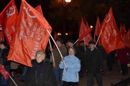 "Победа социализма неизбежна!". Праздник Красного Октября в  Ростове-на-Дону