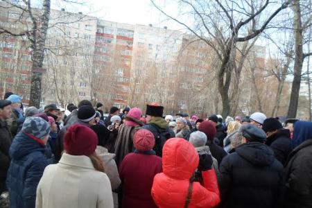 Пермь. Народный сход жителей микрорайона «Краснова» в защиту уничтожаемого парка