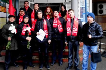 Пермские коммунисты провели мероприятие, посвященное 96-ой годовщине основания ВЛКСМ
