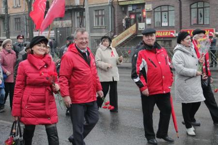 Празднование Великого Октября в Псковской области