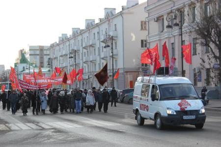Тюменские коммунисты отметили годовщину Великого Октября