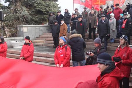 Омичи отметили 97-ю годовщину Великой Октябрьской Социалистической Революции