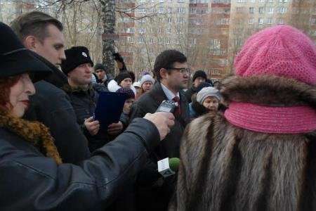 Пермь. Народный сход жителей микрорайона «Краснова» в защиту уничтожаемого парка