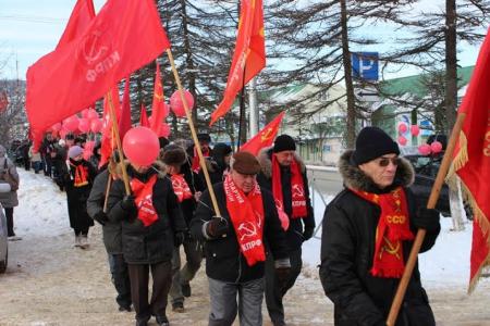 Красный Октябрь в Магадане