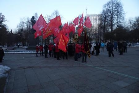 Празднование 97-й годовщины Великого Октября в Перми