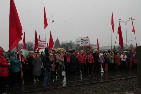 Празднование Великого Октября в Псковской области