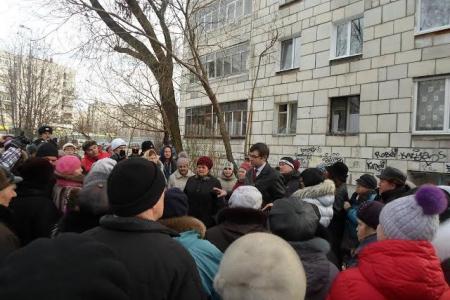 Пермь. Народный сход жителей микрорайона «Краснова» в защиту уничтожаемого парка