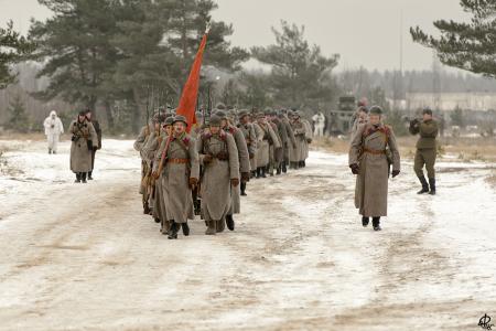 Зимняя Война. Комсомольцы приняли участие в военно-исторической реконструкции советско-финской войны 