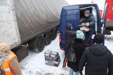 Свердловская область. Очередная партия гуманитарной помощи отправлена в Новороссию