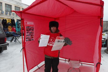 Зауральские коммунисты организовали пикеты в рамках Всероссийской акции протеста