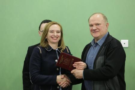 Г.А. Зюганов вручил дипломы выпускникам Центра политической учебы