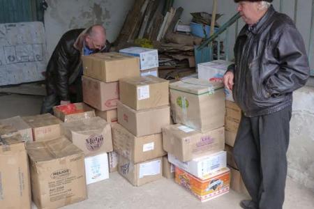 Республика Крым: Жители Первомайского района собрали гуманитарную помощь для народа Новороссии