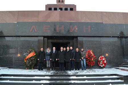 Делегация Кимирсеновского Социалистического Союза Молодежи по приглашению Ленинского Комсомола посетила Россию