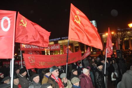 Митинг протеста в Санкт-Петербурге: Курс правительства ведет страну к катастрофе!