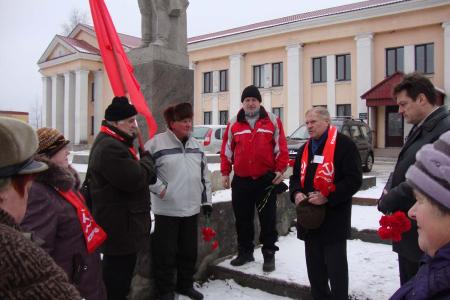 Ленинградская область. В городе Сланцы состоялась акция памяти С.М. Кирова