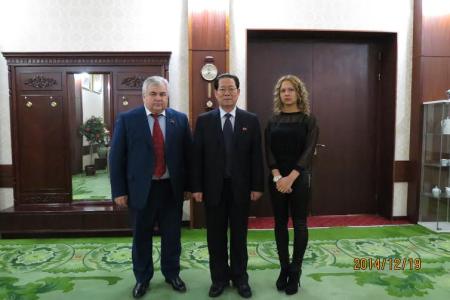 Состоялась встреча К.К. Тайсаева с Послом КНДР в России Ким Хён Чжуном