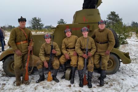 Зимняя Война. Комсомольцы приняли участие в военно-исторической реконструкции советско-финской войны 