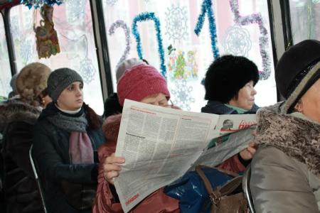 Акция красный троллейбус в Марий Эл