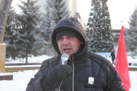 Тюменская область. Сильный мороз не смог помешать проведению митинга в рамках Всероссийской акции протеста