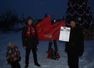 Ненецкий АО. Коммунисты провели пикет против отмены выборов глав муниципальных образований
