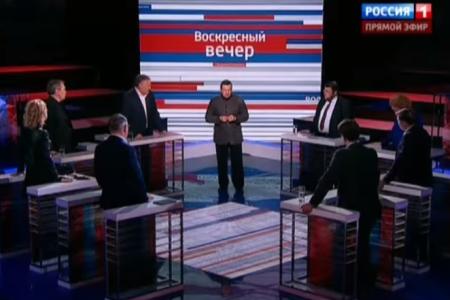30 ноября 2014 года депутат фракции КПРФ, первый заместитель председателя Комитета ГД по международным делам Леонид Калашников принял участие  в программе «Вечер с Владимиром Соловьевым» на телеканале «Россия 1»