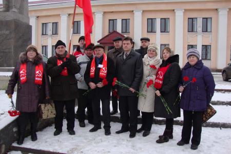 Ленинградская область. В городе Сланцы состоялась акция памяти С.М. Кирова
