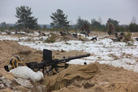 Зимняя Война. Комсомольцы приняли участие в военно-исторической реконструкции советско-финской войны 