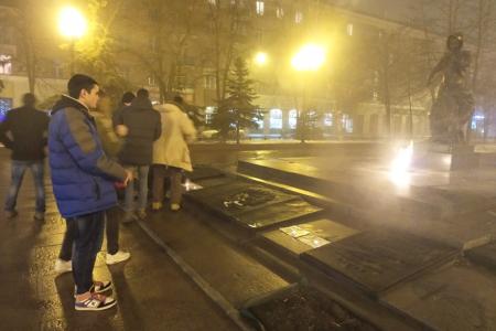 В международный день антифашистской солидарности комсомольцы Белгорода почтили память убитых антифашистов