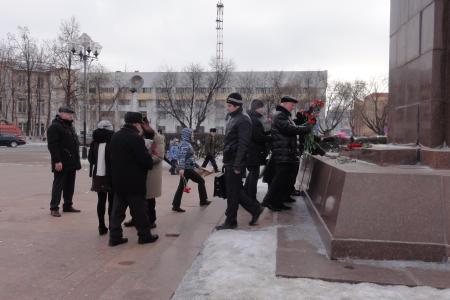 Московская область. Подольские коммунисты почтили память Владимира Ленина