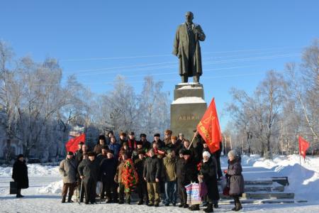 Вологодские коммунисты провели акцию в день памяти В.И.Ленина  