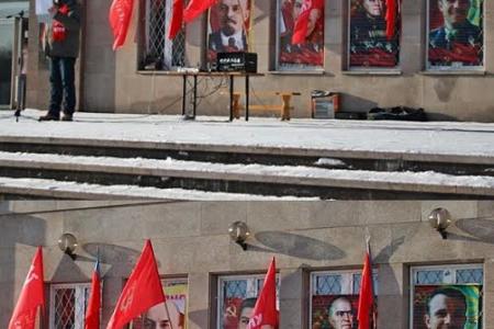 Татарстан. В Альметьевске прошел митинг под лозунгами: «КПРФ против повышения тарифов ЖКХ и платы за детские сады», «Детям войны» – государственную поддержку!»