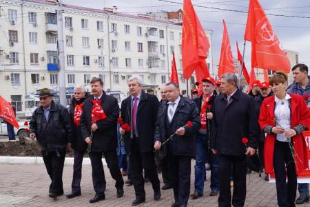 Краснодар: массовый пикет в день памяти В.И. Ленина