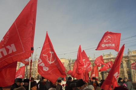 Иркутские коммунисты почтили память вождя пролетариата