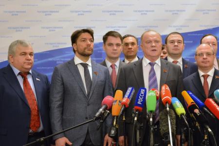 Г.А. Зюганов: Наступившее прозрение у абсолютного большинства политиков и государственных деятелей должно материализоваться в новый курс