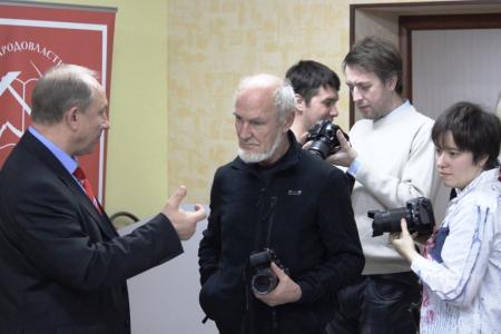 В.Ф. Рашкин принял участие в пресс-конференции в Саратовском обкоме КПРФ